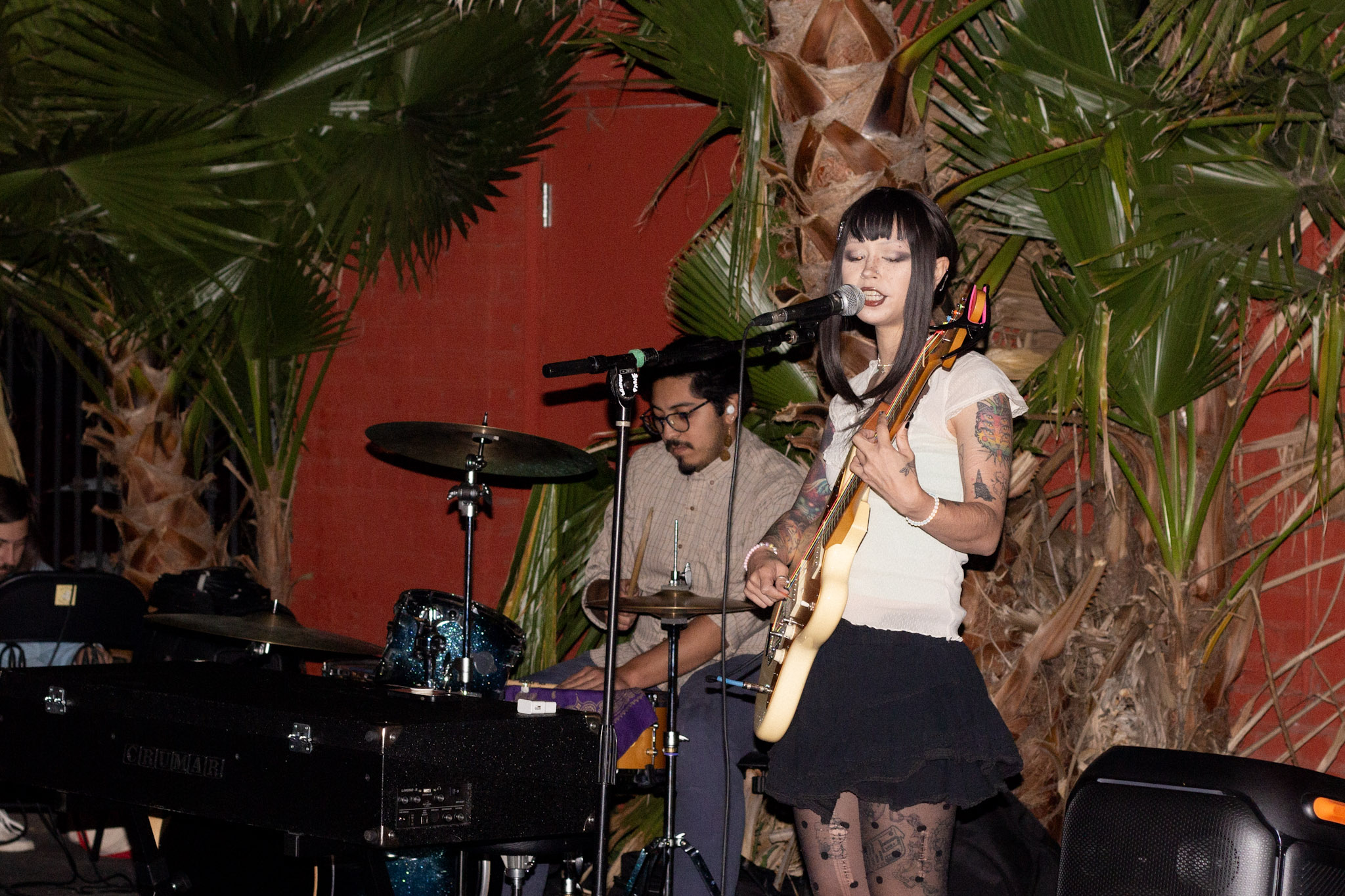 Art of Nothing Press Event with Band Playing